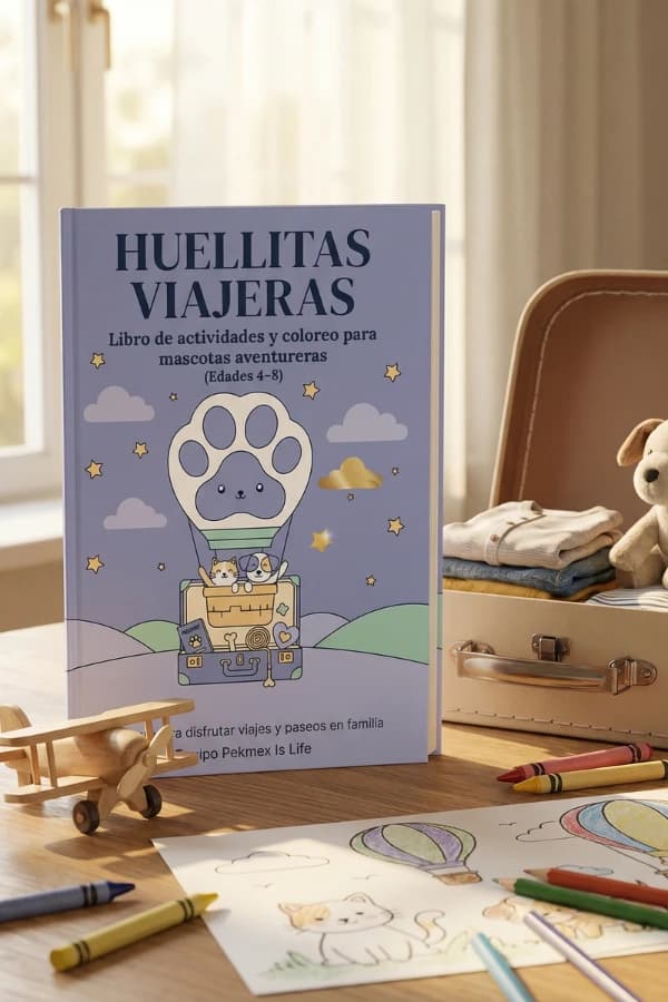 Huellitas Viajeras — Libro para colorear de Tabo